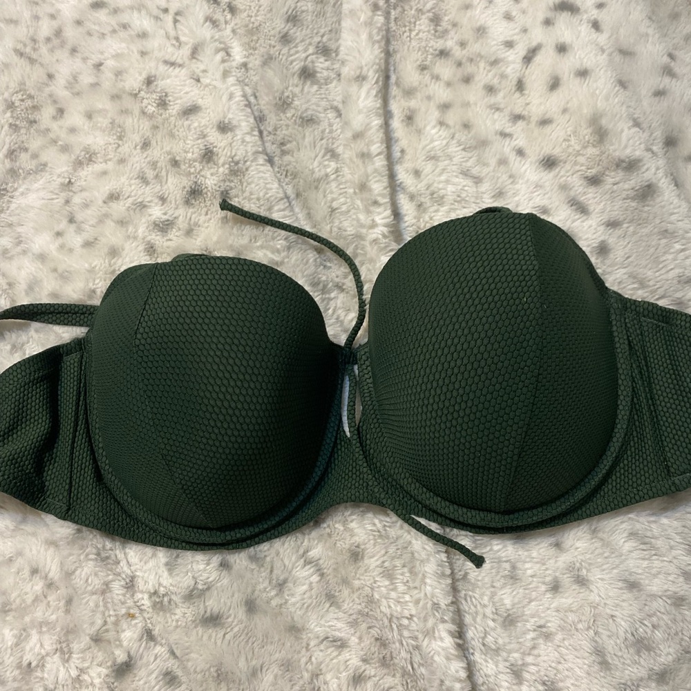 emerald green shade & shore bikini top 36DD